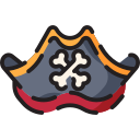 sombrero pirata icon