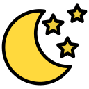 luna y estrellas icon