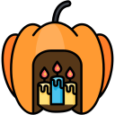 vela de halloween icon