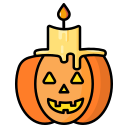 vela de halloween icon