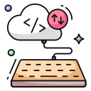 codificación en la nube icon