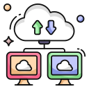 transferencia de datos icon