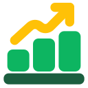 gráfico de crecimiento icon