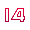 número 14 icon