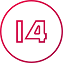 número 14 icon