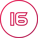 número 16 icon