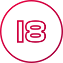 número 18 icon