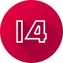 número 14 icon