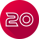 numero 20 icon