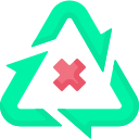 no reciclar icon