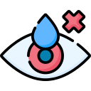 Avoid eye contact icon