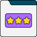 estrellas de calificación icon