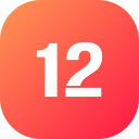 numero 12 icon