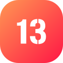 número 13 icon