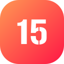 numero 15 icon