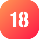 número 18 icon