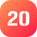 numero 20 icon