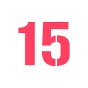 numero 15 icon