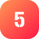 número 5 icon