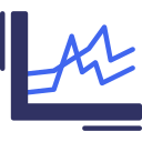 gráfico de linea icon