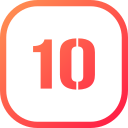 numero 10 icon