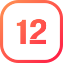 numero 12 icon