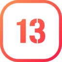 número 13 icon