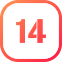 número 14 icon