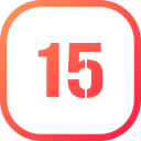 numero 15 icon