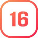 número 16 icon