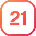 número 21 icon