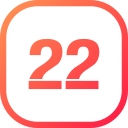 número 22 icon