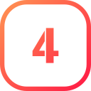 número 4 icon