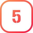 número 5 icon