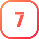 numero 7 icon