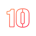 numero 10 icon