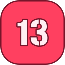 número 13 icon