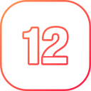 numero 12 icon