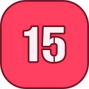 numero 15 icon