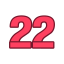 número 22