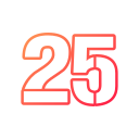 número 25 icon