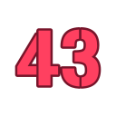 43