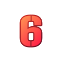 número 6 icon