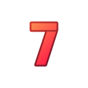 numero 7 icon