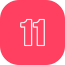 número 11 icon