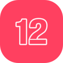 numero 12 icon