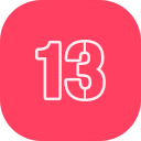 número 13 icon