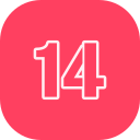 número 14 icon