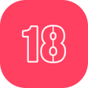 número 18 icon