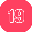 número 19 icon